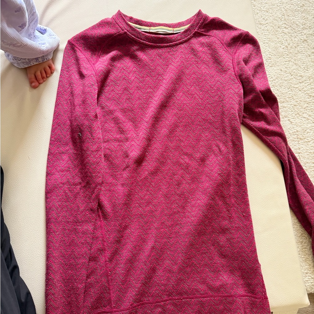 Smartwool Women's Maroon Zigzag base layer